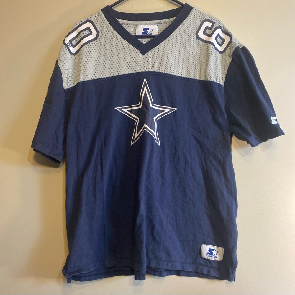 Dallas‎ Cowboys Vintage Starter 90’s NFL Football Shirt Short Sleeve Men’s XL